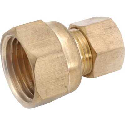 Anderson Metals 5/8 In. x 1/2 In. Brass Union Compression Adapter