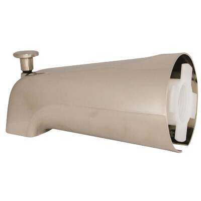 Danco 5 In. Brushed Nickel Bathtub Spout with Diverter